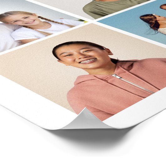 35枚のフォトコラージュを作成 ポスター (角)