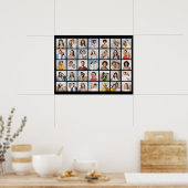 35枚のフォトコラージュを作成 ポスター (キッチン)