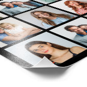 35枚のフォトコラージュ写真の拡大を作成 フォトプリント (角)