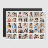 35枚のフォトコラージュ磁気カードを作成 (正面/裏面)