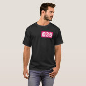 35歳おもしろい前035パッチ35誕生日B Tシャツ (正面フル)