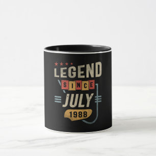35歳の伝説1988年7月35誕生日 マグカップ