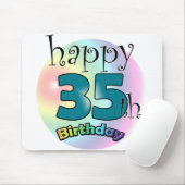 35歳の誕生日おめでとうございます マウスパッド (マウス)