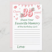 35歳の誕生日お気に入りの誕生日ギルの記憶 (正面/裏面)