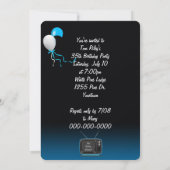 35歳の誕生日ろうそく（目玉付き） 招待状 (裏面)