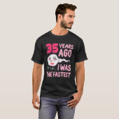 35歳の誕生日コーデ 35年前、私は最も速かった Tシャツ (正面フル)