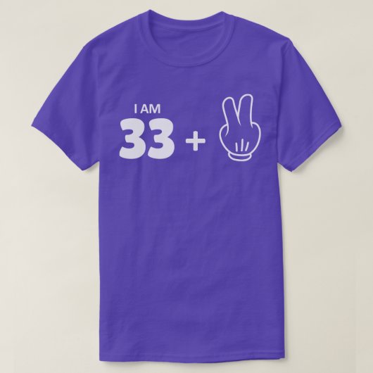35歳の誕生日1 Tシャツ (デザイン正面)