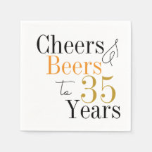 35歳の誕生日 ビールと乾杯 ミニマルパーティー