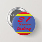 35歳の誕生日 缶バッジ (正面&裏面)