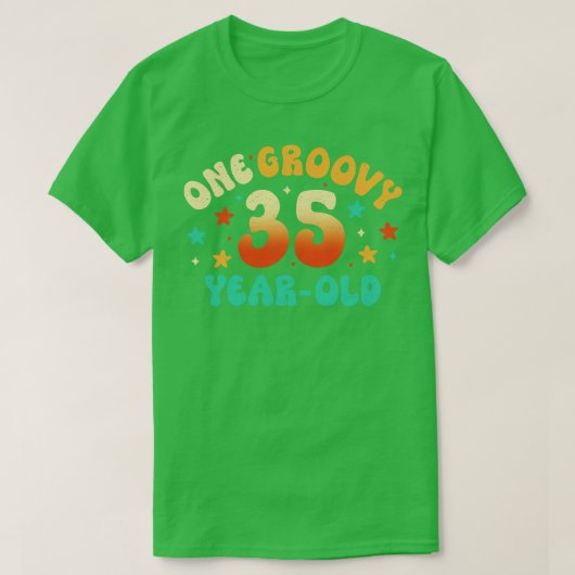 35歳の誕生日 Tシャツ (デザイン正面)