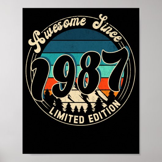 35歳ヴィンテージ35歳誕生日1987 ポスター (正面)