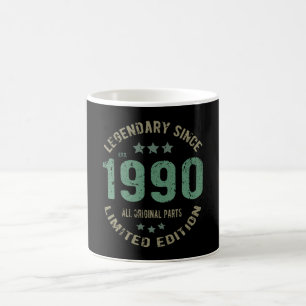 35歳1990年伝説35誕生日ギフト コーヒーマグカップ