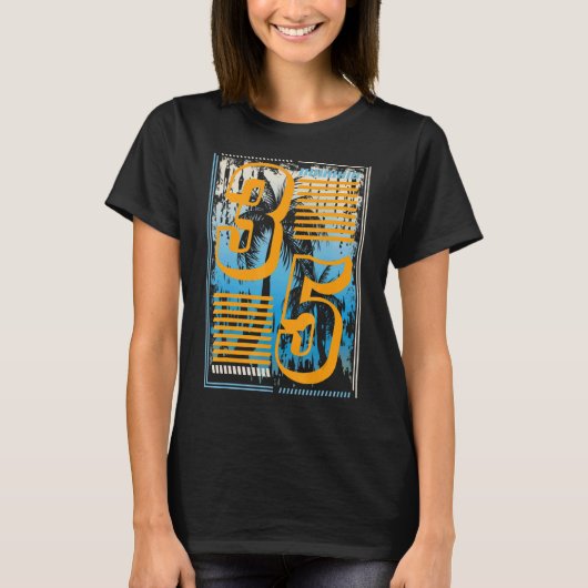 35歳35誕生日1 Tシャツ (正面)