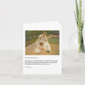 35母かわいらしの日用カードに良い カード (正面)