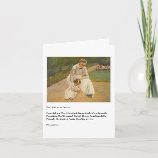 35母かわいらしの日用カードに良い カード (正面)