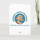 35番目おもしろいの誕生日カード カード (裏面)