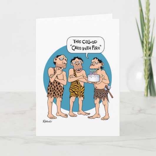 35番目おもしろいの誕生日カード カード (正面)