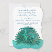 35番目の誕生日招待状 招待状 (裏面)