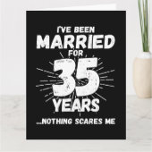 35結婚した年おもしろい35結婚周年 カード (正面)