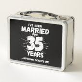 35結婚した年35おもしろい周年 メタルランチボックス (裏面)