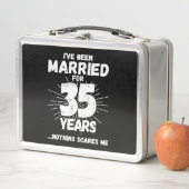 35結婚した年35おもしろい周年 メタルランチボックス (インサイチュ)