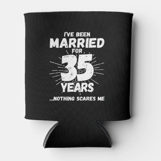 35結婚した年35おもしろい周年 缶クーラー (正面)