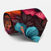 #35花柄 ネクタイ (ロール)