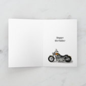 35誕生日カード(バイク付) カード (内部)