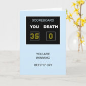 35誕生日スコアボード カード (黄色い花)