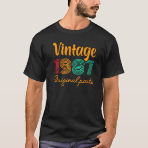 35誕生日ヴィンテージ1987年誕生日1987元 Tシャツ