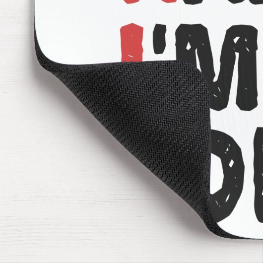 35誕生日嬉しい私は35今日ギフトおもしろい マウスパッド (コーナー)