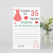 35誕生日誕生日の女の子への願い (スタンド正面)