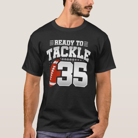 35誕生日35年カップル記念日に取り組む Tシャツ (正面)