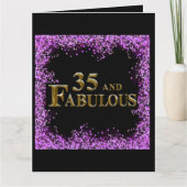 35誕生日 カード (正面)