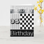35誕生日 カード (黄色い花)
