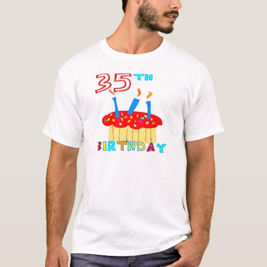 35誕生日 Tシャツ (正面)