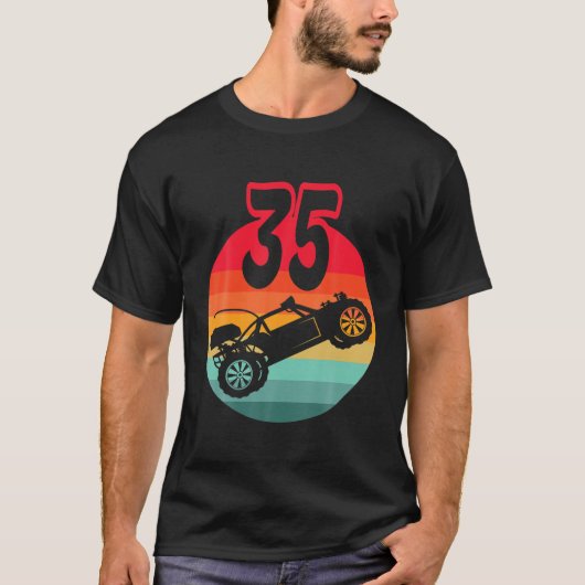 35誕生日IレーシングゲームIリモコンRC Tシャツ (正面)