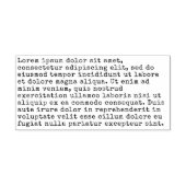 350キャラクターラージタイプライター文字スタイルカスタム セルフインキングスタンプ (デザイン)