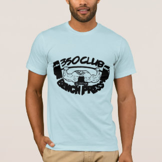 350クラブベンチプレス基本ベラキャンバスTシャツ Tシャツ