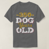 350犬歳50おもしろい歳誕生日Gagギフト Tシャツ (デザイン正面)