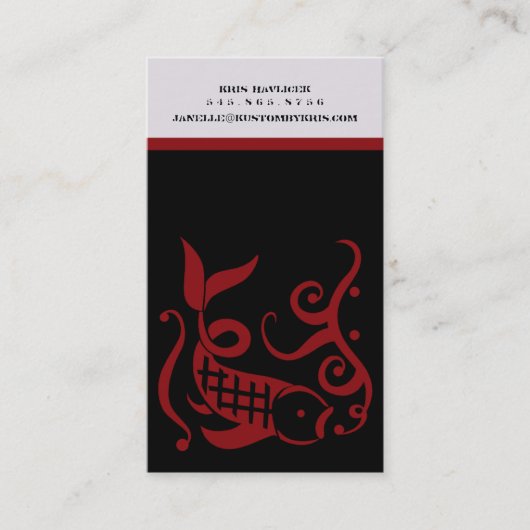 350ml [赤]名刺 名刺 (正面)