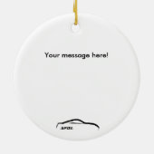 350Zクリスマスオーナメント セラミックオーナメント (裏面)