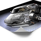 350Zシルバー内蔵 ポスター (角)