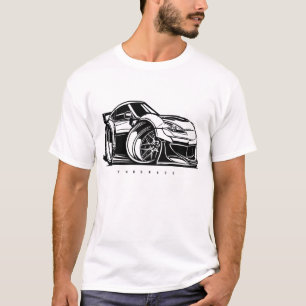 350Z漫画アートカーマニア Tシャツ
