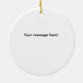 350Z黒いブラシストローク セラミックオーナメント (裏面)