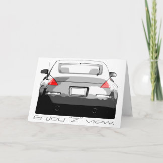 350Z "Enjoytheview。" カード