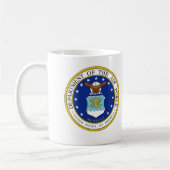 356px-Seal_of_the_US_Air_Force、イタリアか。!か。これA… コーヒーマグカップ (左)