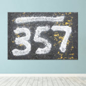 357 メイソンとエンジェルナンバー キャンバスプリント (インサイチュ (ウッドフロア))