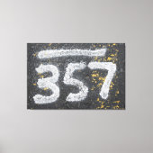 357 Mason's and Angel Number キャンバスプリント (正面)