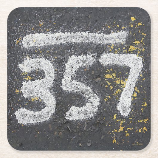 357 Mason's and Angel Number スクエアペーパーコースター (正面)